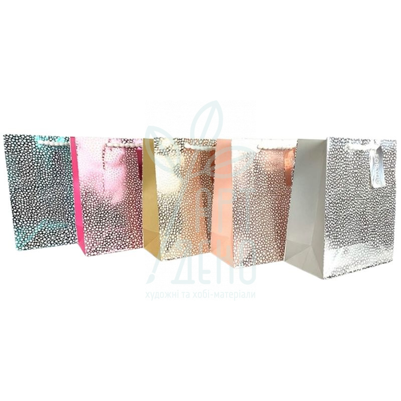 Пакет подарунковий "Візерунки", 26х30х13 см, Україна