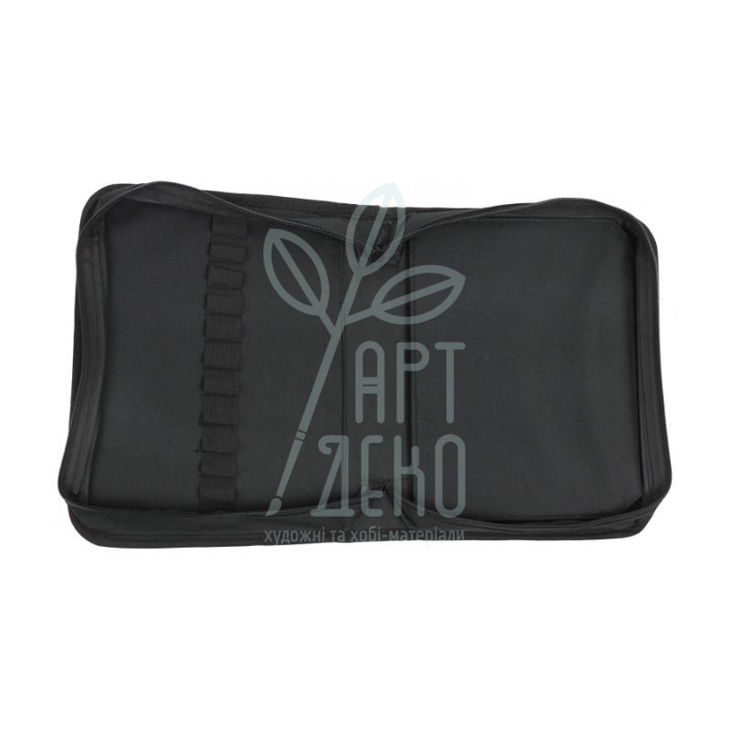Пенал для маркерів тканинний Graph'it, чорний, 36 шт, Оz International