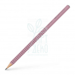 Олівець графітний GRIP 2001, тригранний, рожевий, В, Faber-Castell