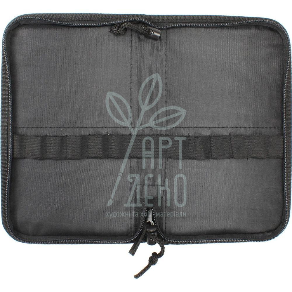 Пенал для олівців тканинний, червоний/чорний, 24 шт, Neo Line