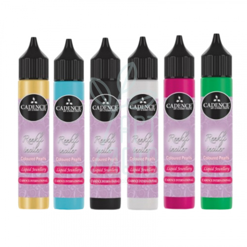 Контур ефект перлин Colored Pearls, 25 мл, Cadence