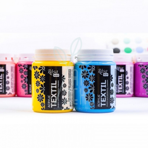 Фарба акрилова для тканини, 80 мл, ROSA Talent