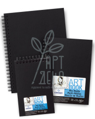 Альбом для змішаних технікі Art Book Mix Media, спіраль, 224 г/м2, 40 л., Canson Альбом для змішаних технікі Art Book Mix Media, спіраль, 224 г/м2, 40 л., Canson