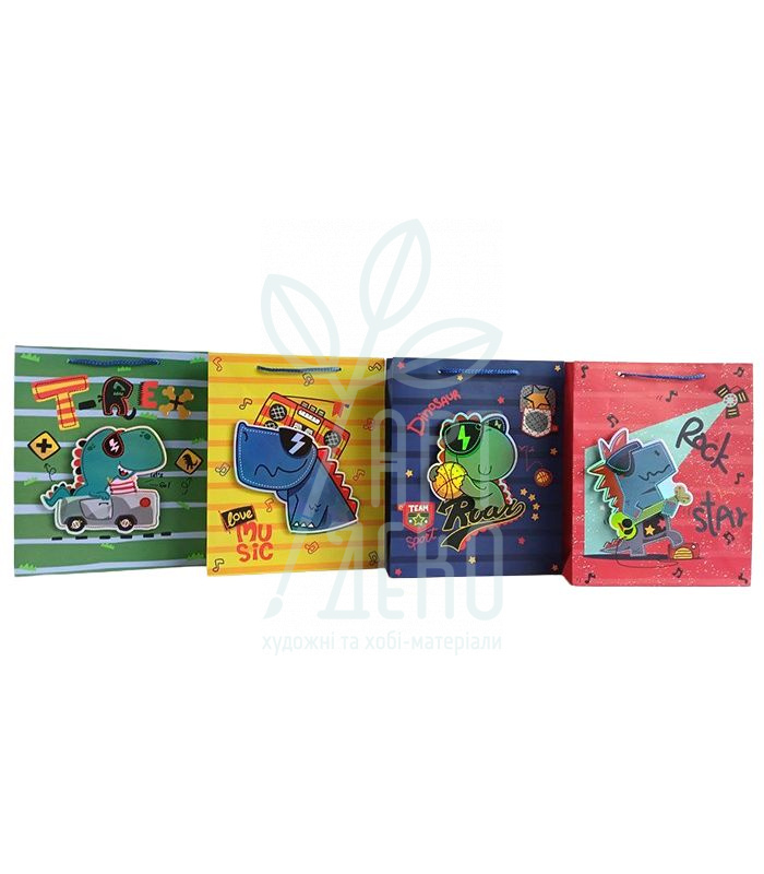 Пакет подарунковий "В тренді", 26х32х10 см, Україна 