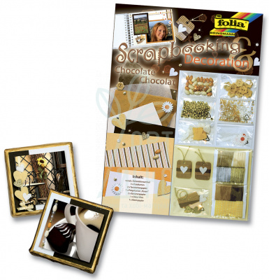 Набір для скрапбукінгу Scrapbooking Deco Set "Chocolate", Folia