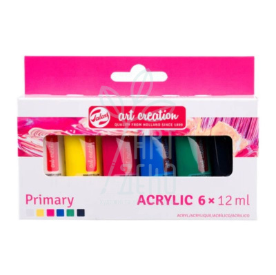 Набір акрилових фарб ArtCreation Primary, 6х12 мл, Royal Talens