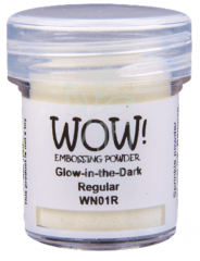 Пудра для ембосингу Glow In The Dark Regular, 15 мл, WOW