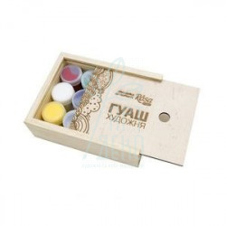 Набір гуашевих фарб Start, у дерев'яній коробці,12х20 мл, ROSA