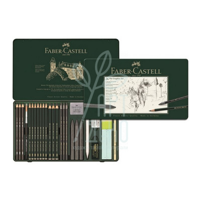 Набір для графіки PITT Graphite Set, 26 предметів, Faber-Castell
