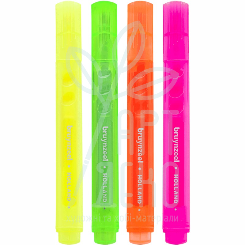 Набір маркерів Highlighter Neon, 4 кол., Bruynzeel