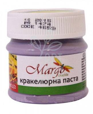 Кракелюрна паста Margo, Бузкова, компонент 2/2, 50 мл, ROSA Talent