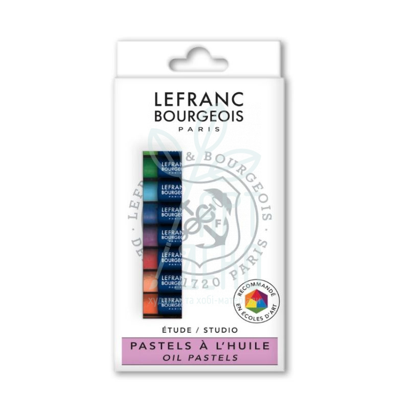 Набір пастелі олійної Louvre Oil Pastels Set, 12 шт, Lefranc 