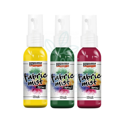 Фарба-спрей для тканин Fabric mist, 50 мл, Pentart