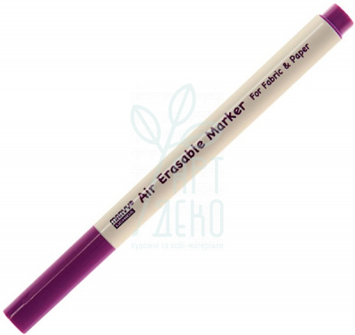 Маркер для розмітки тканини Water Erasable, зникаючий, Фіолетовий, 1 мм, Marvy