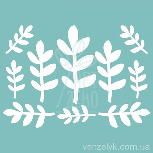 Набір чипбордів "Флора 04", Вензелик