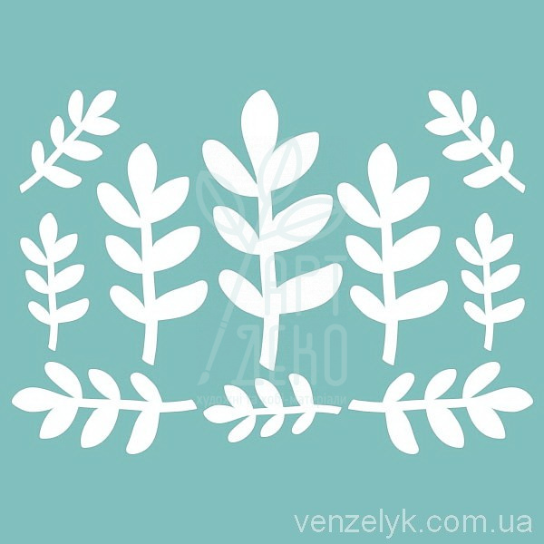 Набір чипбордів "Флора 04", Вензелик