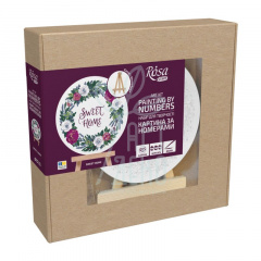 Набір для розпису за номерами "Sweet Home", Ø 15 см, з мольбертом, ROSA Start