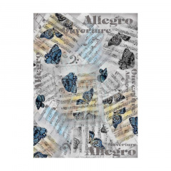 Папір для декупажу Allegro", 30,8х44 см, 45 г/м2, Cheap Art