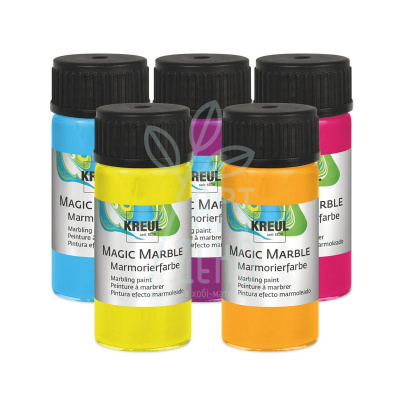 Фарба універсальна для мармурування Magic Marble, 20 мл, Kreul