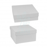 Коробка декоративна, біла, 20х20 см, Україна