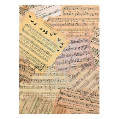 Декупажна карта на рисовому папері Rice Paper Decoupage, А4 (21х29,7 см), №191, Cadence