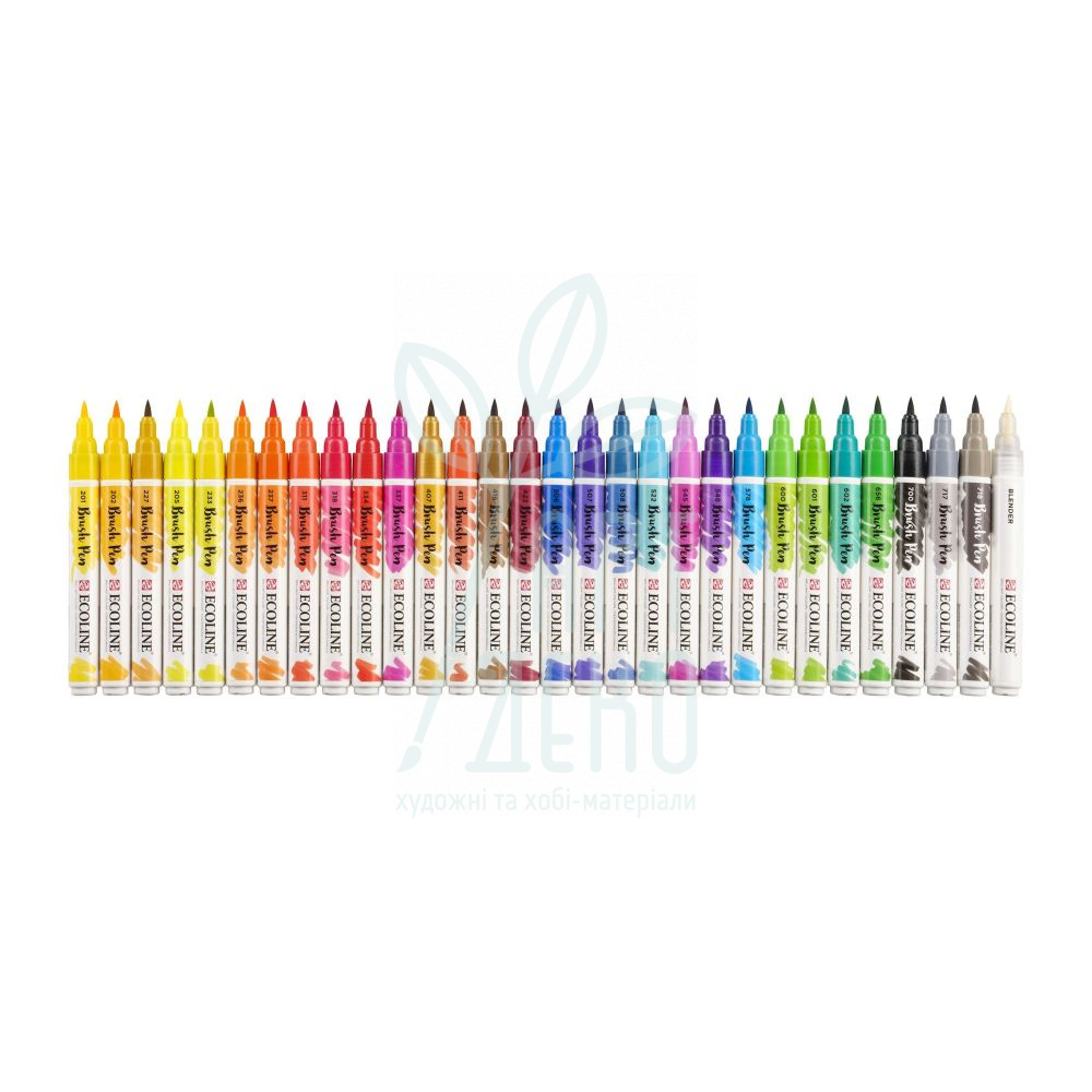 Набір пензлів-ручок Ecoline Brushpen, 30 шт., Royal Talens