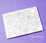 Набір чипбордів "Funky!" 6, Wycinanka