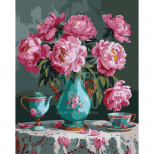 Набір для розпису за номерами "Ніжні кольори", 40х50 см, Ідейка