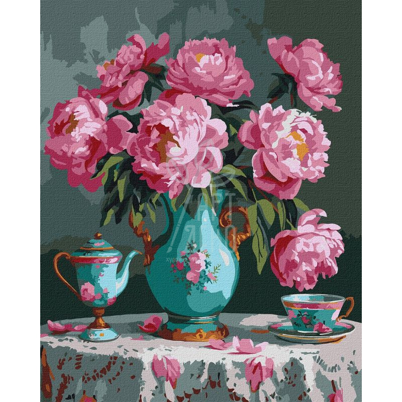 Набір для розпису за номерами "Ніжні кольори", 40х50 см, Ідейка
