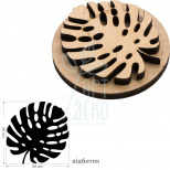 Штамп для вибійки №19, серія "Ботаніка", 6х6 см, Rosa Talent