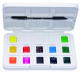 Набір акварельних фарб Van Gogh Pocket box Vibrant Colours, 12 кювет+пензлик, пластик, Royal Talen