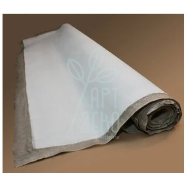 Полотно грунтоване в рулоні, ширина 2 м, крупне зерно, 690 г/м2, акрил, льон, ROSA