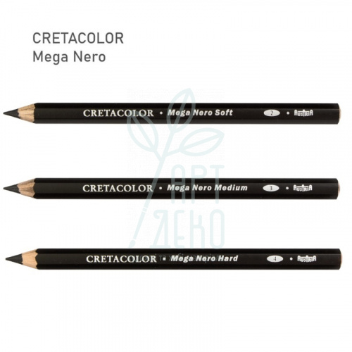 Олівець для рисунку MEGA, Неро, Cretacolor