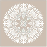 Трафарет круглий, YB-71, Ø 22 см, Cadence