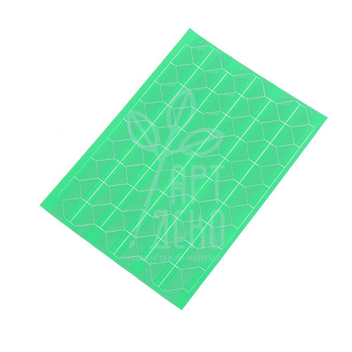 Кутики для альбомів і фотографій, трикутні, зелені, 102 шт, Китай