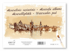 Склейка для акварелі School Gold А3 (29,7х42 см), 200 г/м2, 10 л., SMILTAINIS