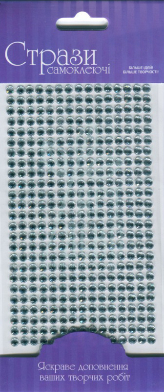 Набір страз самоклеючих, 5 мм, 375 шт, ROSA Talent
