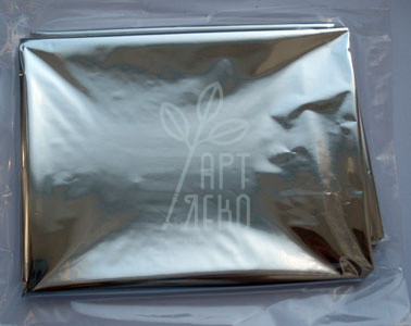 Фольга металізована на плівці, Срібло, 0,5 м2, в пакеті, Україна