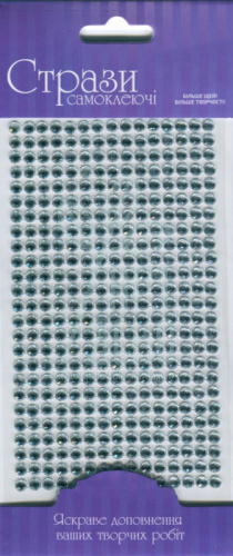 Набір страз самоклеючих, 5 мм, 375 шт, ROSA Talent