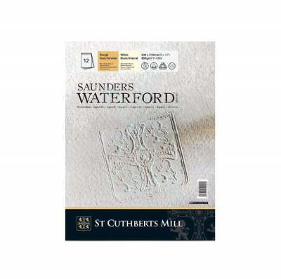 Альбом для акварелі Saunders Waterford Rough, 23х31 см, 300 г/м, 12 л., St Cuthberts Mill Альбом для акварелі Saunders Waterford Rough, 23х31 см, 300 г/м, 12 л., St Cuthberts Mill
