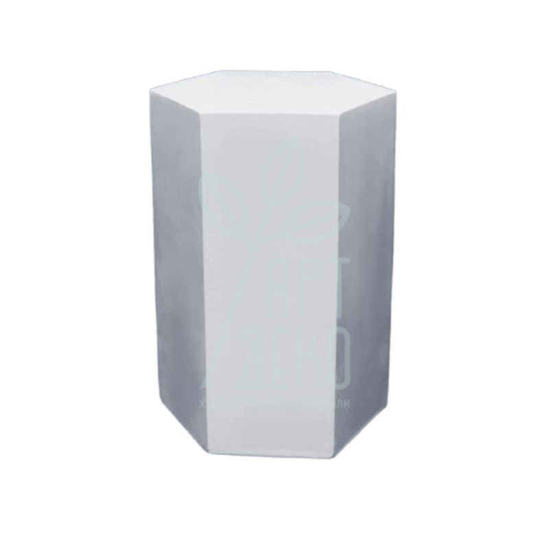 Гіпсова фігура "Призма" (шестикутник), 20х14,5х12,5 см, Україна