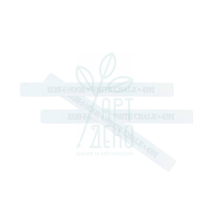 Крейдяна паличка, Біла, 7х75 мм, KOH-I-NOOR