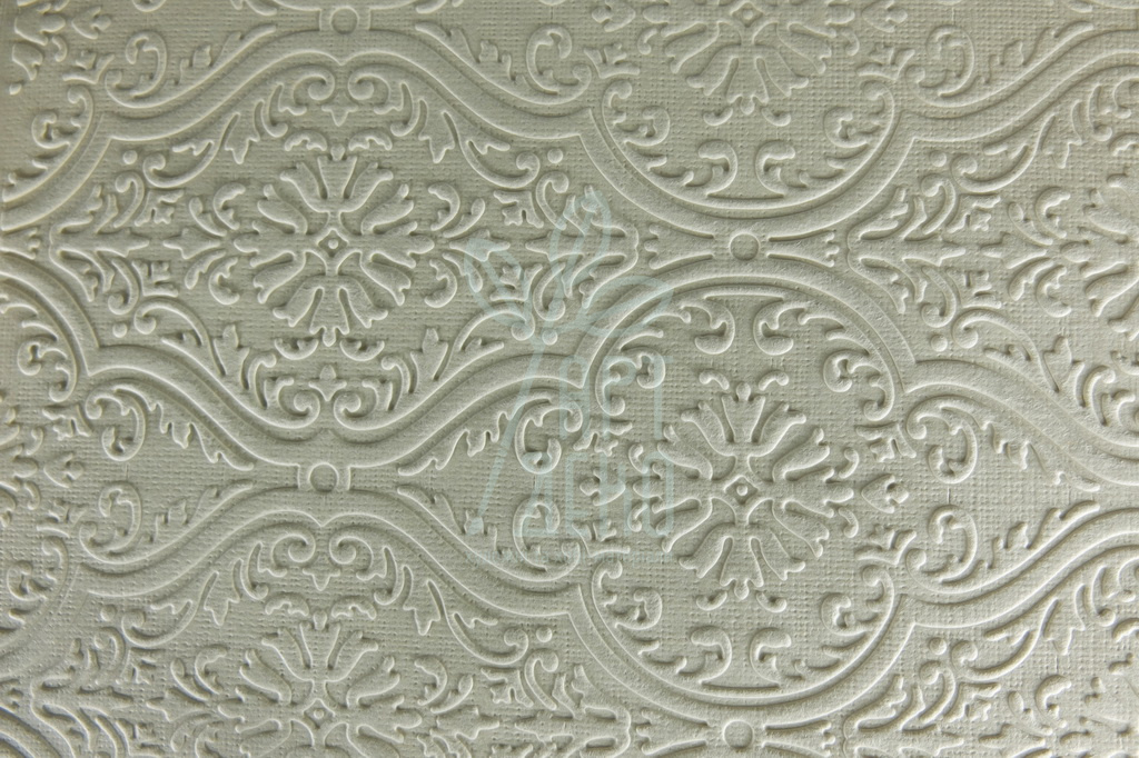 Папір текстурований, тиснений "Орнамент 9", бежевий, 13х18 см, Україна