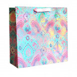 Пакет подарунковий "Східні візерунки", 32х32х14 см, Україна