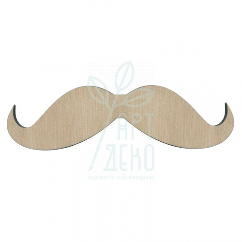 Набір заготовок "Краватка Вуса", фанера, 12х3,5 см, 5 шт., ROSA Talent