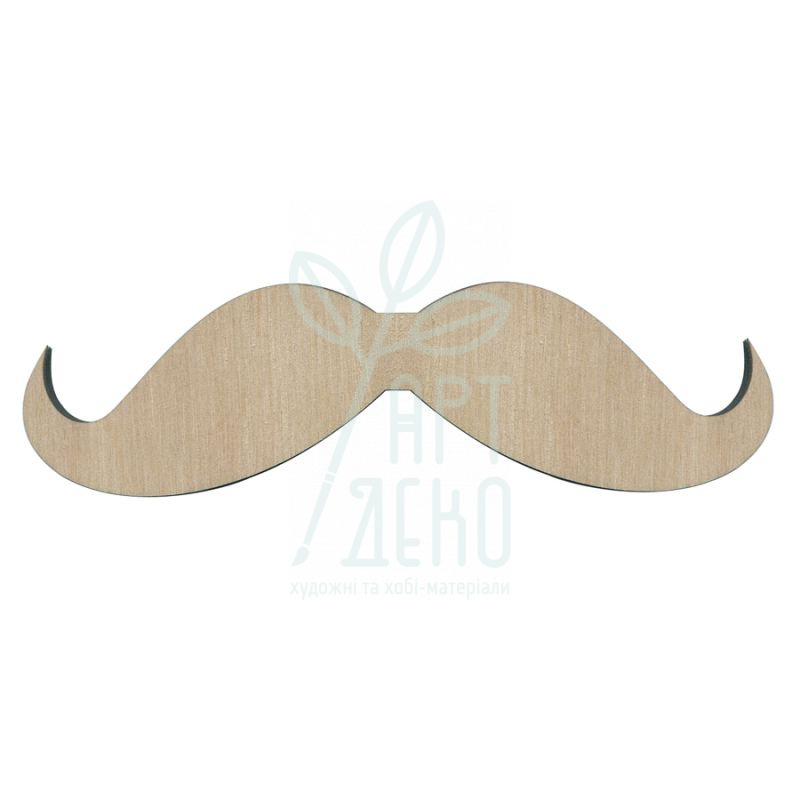 Набір заготовок "Краватка Вуса", фанера, 12х3,5 см, 5 шт., ROSA Talent