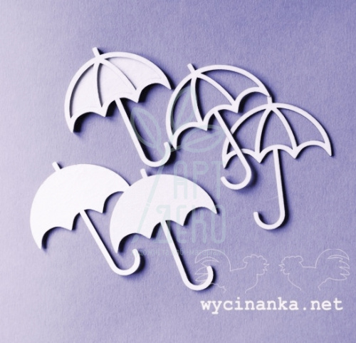 Набір чипбордів "Парасольки" №2, 6 шт., Wycinanka