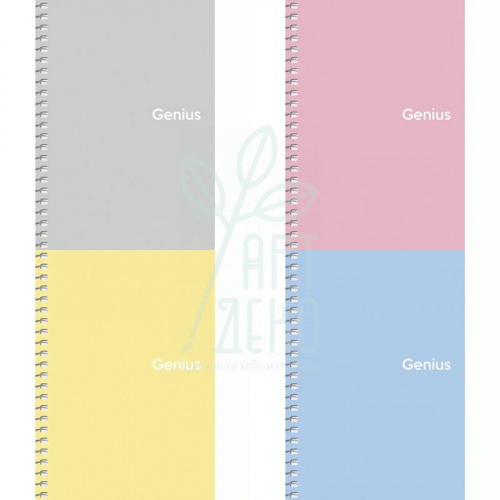 Блокнот для записів, спiраль, А6, 70 г/м2, клітинка, 80 л., Школярик