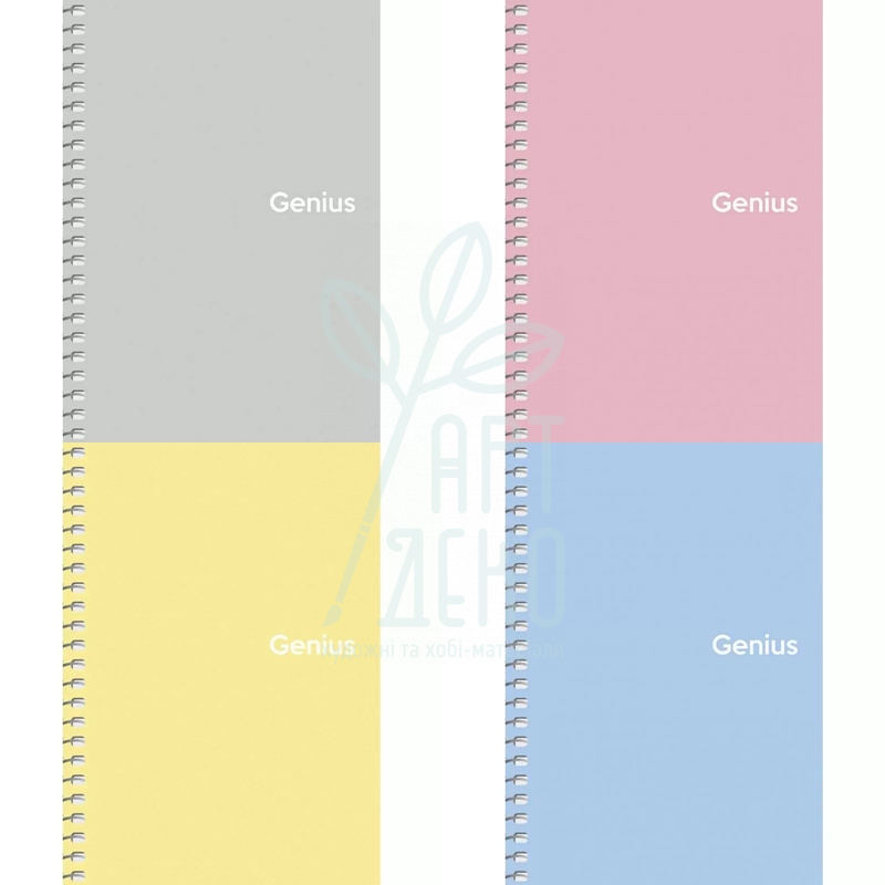 Блокнот для записів, спiраль, А6, 70 г/м2, клітинка, 80 л., Школярик