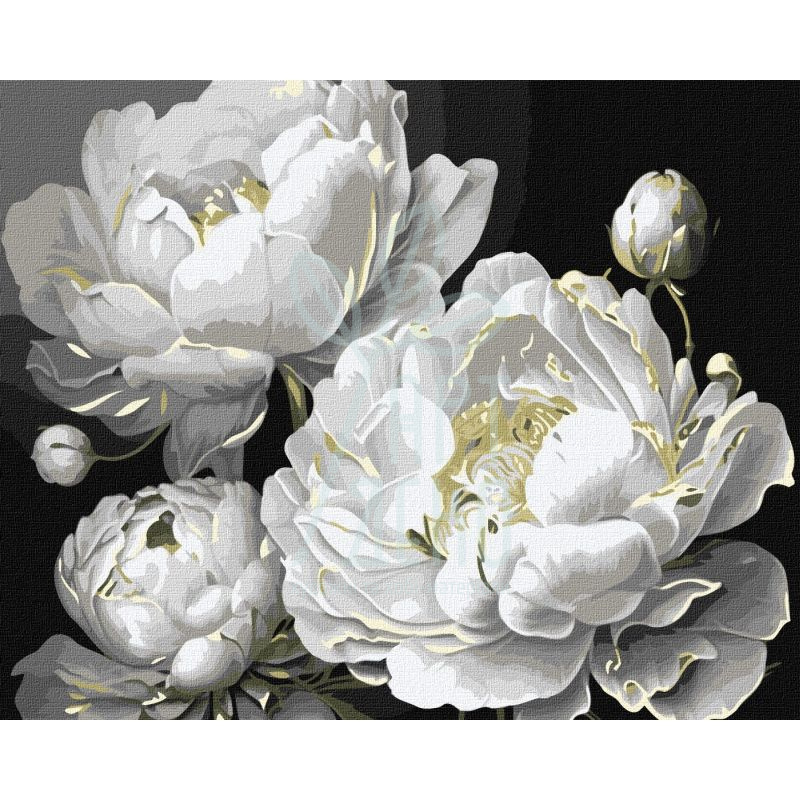 Набір для розпису за номерами "Бездоганна краса 2", металік, 40х50 см, Ідейка